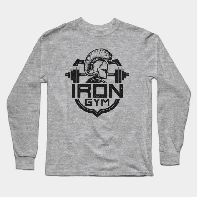 Iron Gym Long Sleeve T-Shirt by michony